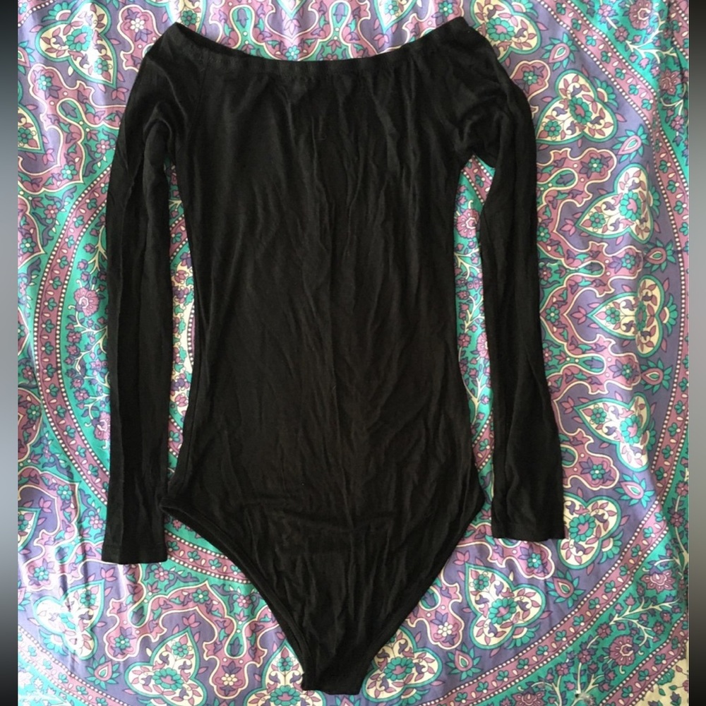black bodysuit